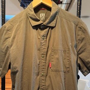 Topo Designs Men's Khaki Button Down Shirt
